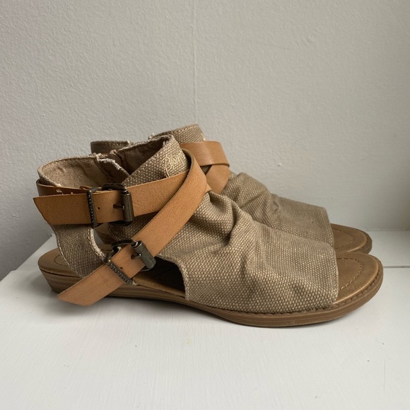 blowfish tan sandals size 6 - Picture 2 of 4